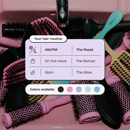 Olivia Garden Club The Reset Detangling&Shine Hairbrush επίπεδη βούρτσα με θήκη