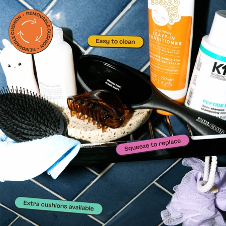 Olivia Garden Club The Reset Wet&Curly Detangling Hairbrush brosse plate avec étui
