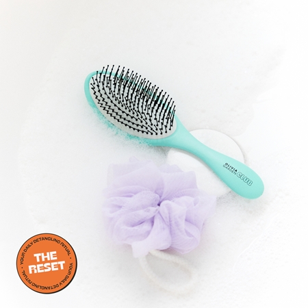 Olivia Garden Club The Reset Wet&Curly Detangling Hairbrush Flat Brush with bag