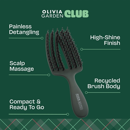 Olivia Garden Club The Gift zestaw upominkowy do włosów Dark Green Edition