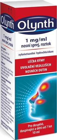 Olynth Olynth 1mg/ml nosní sprej, roztok proti ucpanému nosu a rýmě
