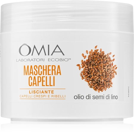 Omia Laboratories Olio di Semi di Lino vyživující maska pro husté a nepoddajné vlasy