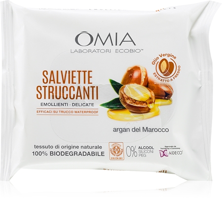 Omia Laboratories Argan del Marocco Make-up-Entfernungstücher
