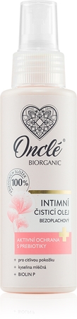 Onclé Biorganic čistiaci olej na intímnu hygienu