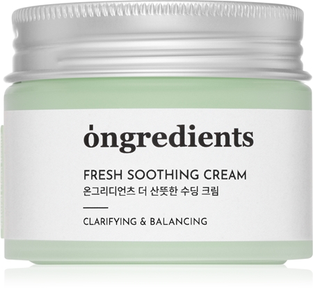 Ongredients Fresh Soothing Cream Light Hydrating Gel Cream