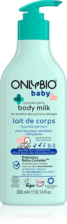 OnlyBio Baby Hypoallergenic hypoalergenní tělové mléko pro děti od narození
