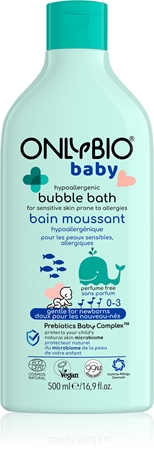 OnlyBio Baby Hypoallergenic Badschaum für empfindliche und allergische Haut