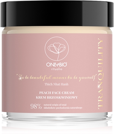 OnlyBio Ritualia Tranquility broskvový krém na obličej proti příznakům stárnutí