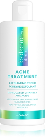 OnlyBio Botanic Clinic Acne Treatment tónico purificante e exfoliante para pele problemática e oleosa