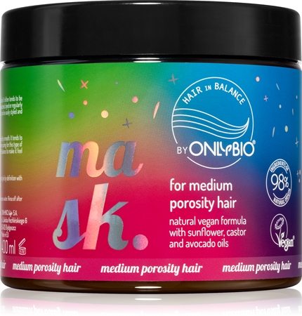 OnlyBio Hair in Balance Maske mit ernährender Wirkung für trockenes Haar