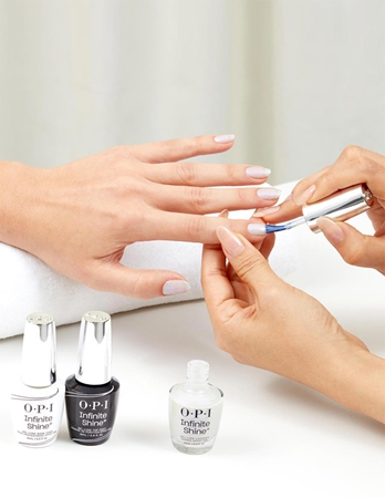 OPI Infinite Shine Silk Nagu laka ar gēla efektu