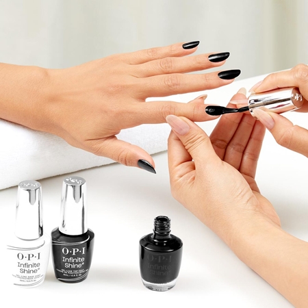 OPI Infinite Shine Silk Nagu laka ar gēla efektu