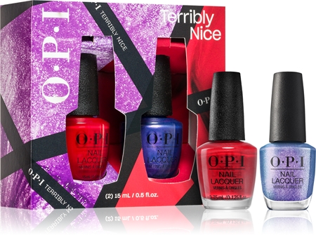 OPI Nail Lacquer Terribly Nice dárková sada na nehty Rebel With A Clause