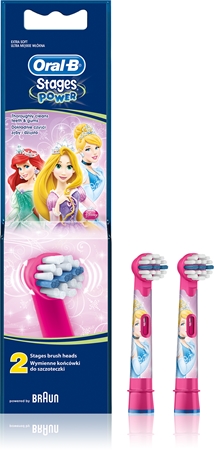 Oral B Stages Power EB10 Princess резервни глави за четка за зъби много мека