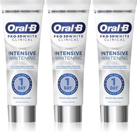 Oral-B Pro-3D White Intensive Whitening set for intense whiteness Bright Brilliance