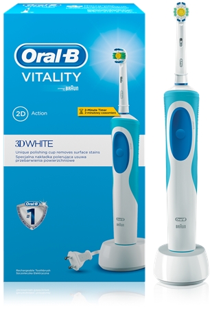 Oral B Vitality 3D White D12.513 escova de dentes eléctrica