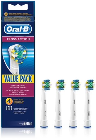 Oral-B Floss Action EB 25 recambio para cepillo de dientes 4 uds