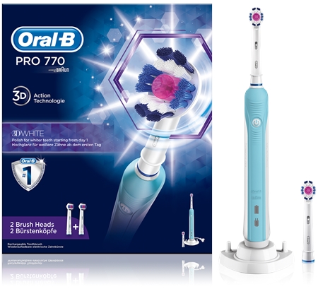Oral B PRO 770 3D WHITE D16.524.U cepillo de dientes eléctrico