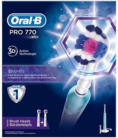 Oral B PRO 770 3D WHITE D16.524.U cepillo de dientes eléctrico