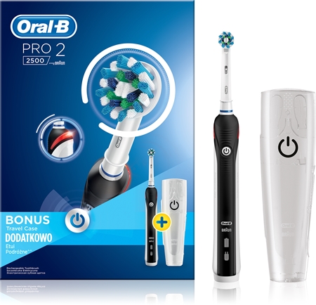 Oral B Pro 2500 Black D20.513.2MX elektryczna szczoteczka do zębów