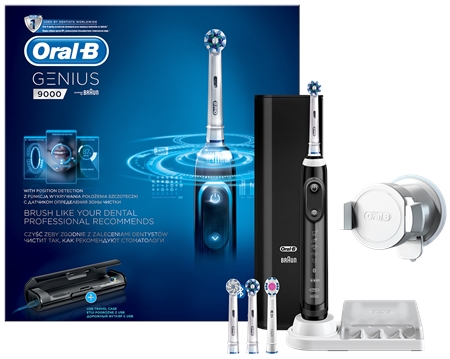 Oral-B Genius 9000 Black D701.545.6XC electric toothbrush | notino