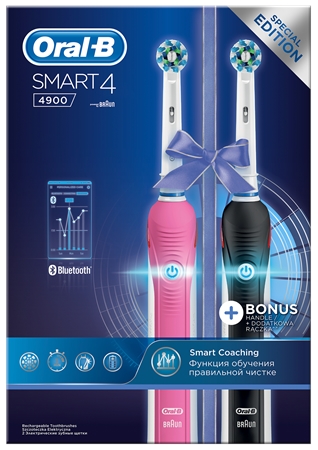 Oral B Smart 4 4900 DUO D601.525.3H elektrický zubní kartáček