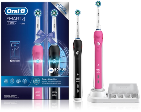 Oral B Smart 4 4900 DUO D601.525.3H elektrický zubní kartáček