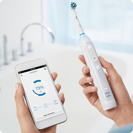 Oral-B Genius 10000N White spazzolino da denti elettrico