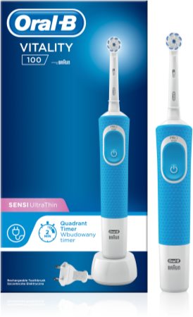 Oral B Vitality 100 Sensi UltraThin D100.413.1 Blue elektrische Zahnbürste