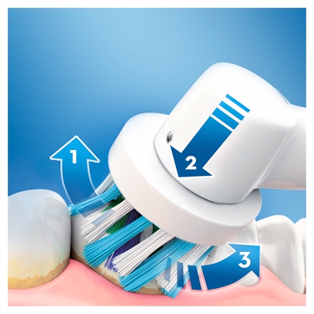 Oral B Vitality 150 Cross Action D100.424.1 Black ηλεκτρική οδοντόβουρτσα