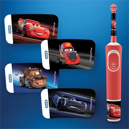 Oral B Vitality Kids 3+ Cars Elektrische Tandenborstel voor Kinderen