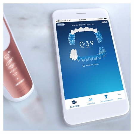 Oral B GeniusX 20000 Luxe Edition Rose Gold elektrický zubní kartáček