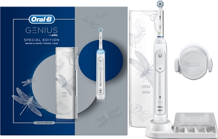 Oral B Genius 10000N Special Edition Lotus White Elektrische Tandenborstel