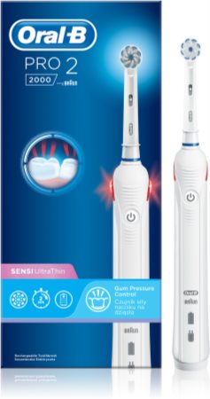 Zonsverduistering radar Keuze Oral B PRO 2 2000 Sensi UltraThin D501.513.2 Electric Toothbrush | notino.ie