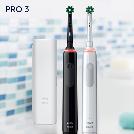 Oral B Pro 3 3900 Cross Action Duo elektrická zubná kefka