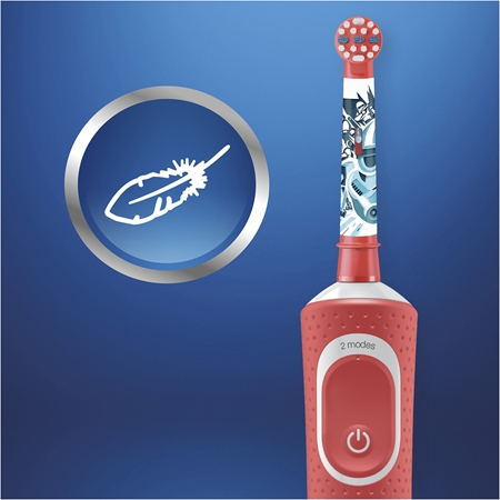 Oral B Vitality D100 Kids StarWars elektrinis dantų šepetėlis (+ rankovė)
