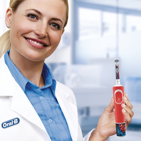 Oral-B Vitality D100 Kids Spiderman elektryczna szczoteczka do zębów dla dzieci