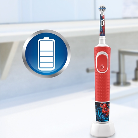 Oral-B Vitality D100 Kids Spiderman elektryczna szczoteczka do zębów dla dzieci