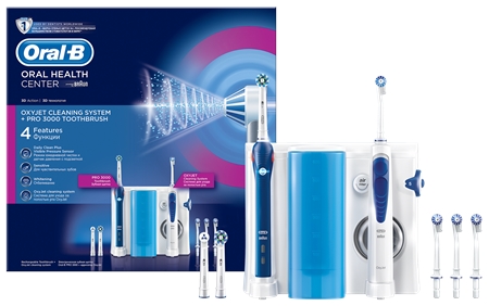 Oral B Oxyjet +3000 Elektrische Zahnbürste und Munddusche 2 in 1