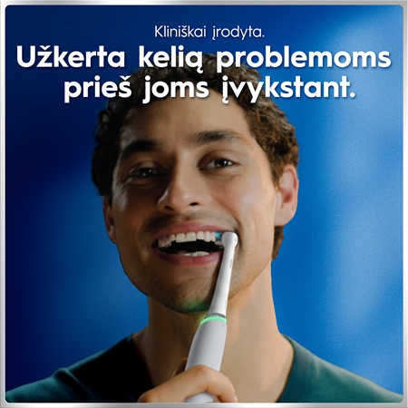 Oral-B iO6 elektrinis dantų šepetėlis su krepšeliu