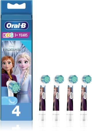 Oral B Kids 3+ Frozen dantų šepetėlio pakaitinės galvutės itin minkštas