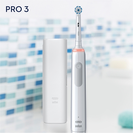 Oral B Pro 3 3500 Sensitive Clean ηλεκτρική οδοντόβουρτσα με τσάντα