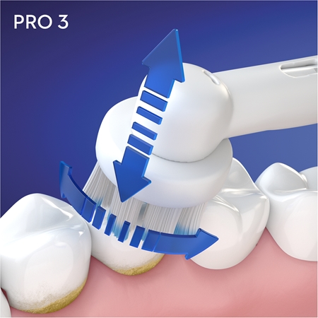 Oral B Pro 3 3500 Sensitive Clean ηλεκτρική οδοντόβουρτσα με τσάντα
