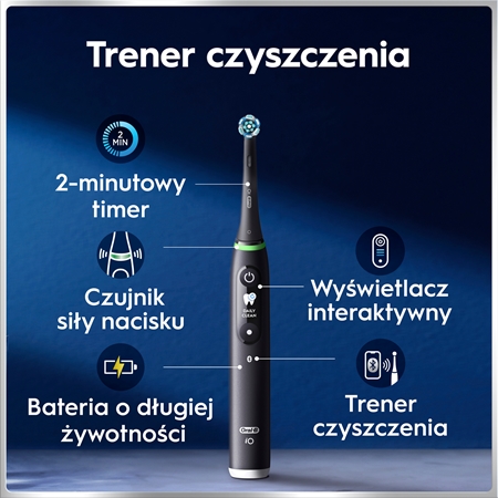 Oral-B iO6 elektryczna szczoteczka do zębów z futerałem