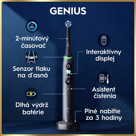 Oral-B iO9 sada 2 zubných kefiek s nabíjacím puzdrom