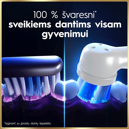 Oral-B iO9 2 dantų šepetėlių rinkinys su įkrovimo dėklu