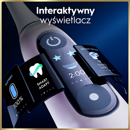 Oral-B iO9 zestaw 2 szczoteczek do zębów z ładowalnym etui