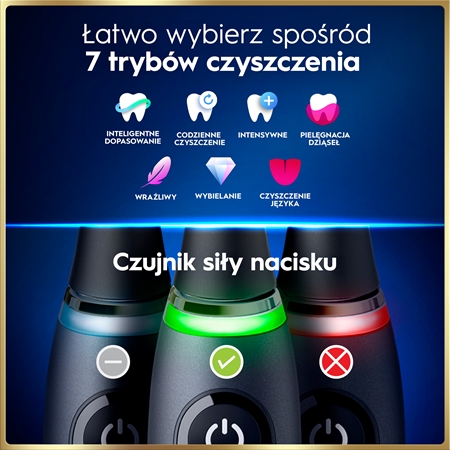 Oral-B iO9 zestaw 2 szczoteczek do zębów z ładowalnym etui