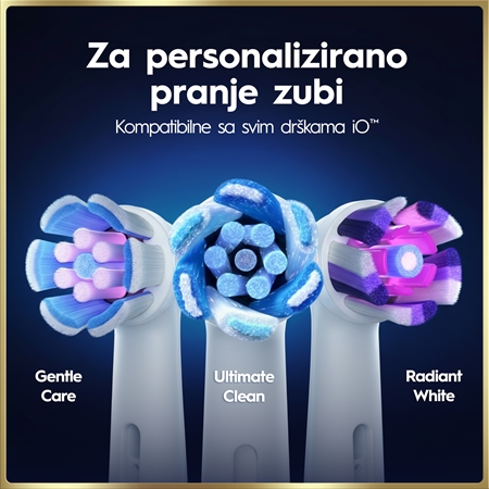 Oral-B iO9 set od dvije četkice za zube s etuijem za punjenje