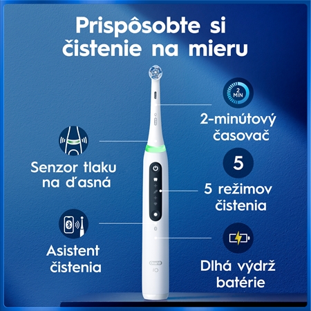 Oral-B iO5 elektrická zubná kefka s puzdrom